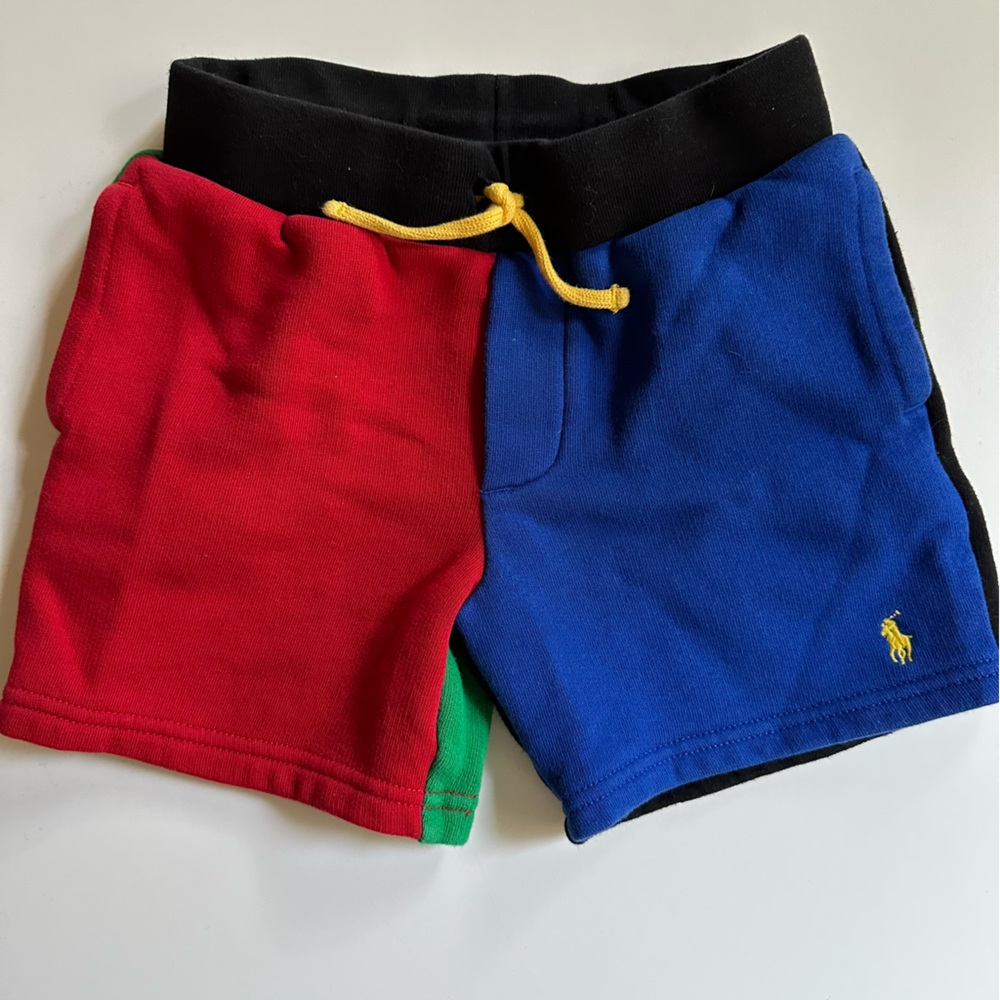 Polo Color Blocked Sweat Shorts